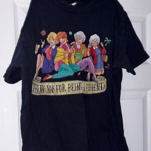 Women Black Graphic T-Shirt